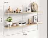 Wall shelf iron TV wall decoration partition living room no punch kitchen rack