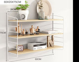 Wall shelf iron TV wall decoration partition living room no punch kitchen rack