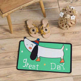 Cartoon Welcome Entrance Doormats Carpets Rugs Non-Slip Cat Dog Pet Gamer