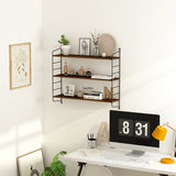 Wall shelf iron TV wall decoration partition living room no punch kitchen rack