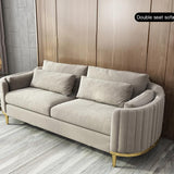 Household Sectional Fabric 3 Seat Sofa Upholstered Armchair Custom Color Living Room