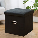 Storage Pouf Small Ottoman Square Rectangular Sofa Bench Pouf Foldable Change