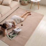 Living Room Carpet Coral fleece Sofa Coffee Table Rugs Bedroom Non-slip