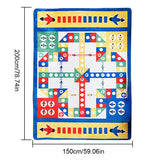 Carpet Game Mat Kids Hop Count Fun Educational Durable Woven Anti Slip