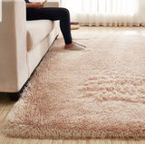 RULDGEE Shaggy Carpet for Living Room Home Plush Floor Alfombra Fluffy Mats Kid