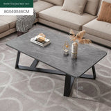 Living Room Modern Coffee Tables Small Marble Metal Narrow Dining Table Set