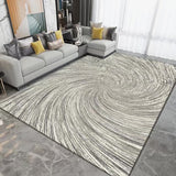 Geometric Carpet for Living Room Velvet Rug Bedroom Soft Square