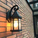 Waterproof Wall Lamp Aluminum European Retro Garden Courtyard Villa Balcony