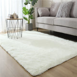 Large Rugs for Modern Living Room Long Hair Lounge Carpet in The Bedroom