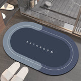 Bathroom Diatom Mud Stone Pattern Anti-Slip Carpet Household Bathtub Shower