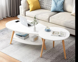 Coffee Table Set Decoration Living Room Oval Coffee Tables Modern Minimalist