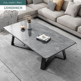 Living Room Modern Coffee Tables Small Marble Metal Narrow Dining Table Set