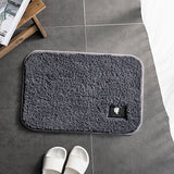 High-hair bathroom toilet door absorbent floor mat carpet bedroom non-slip