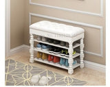 Shoe Rack Seat Cabinet Storage Change Shoe Stool Door Bench Hallway Cabinets