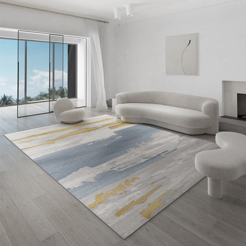 Crystal Velvet Carpet Floor Mats Bedroom Living Room, Nordic Style 3D