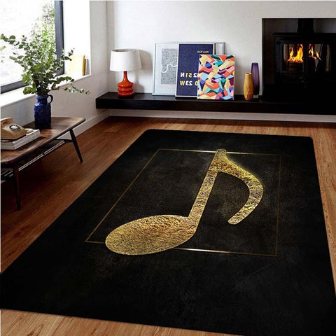 Music Carpet Practicing Room Rug Soft Area Rug Large Musical instrument Carpet