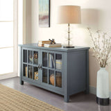 Oxford Square TV Stand for TVs up to 55", Antique Blue