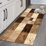 Kitchen Carpet Geometric Patterns Printed Floor Mats Area Rugs Anti-Slip