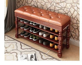 Shoe Rack Seat Cabinet Storage Change Shoe Stool Door Bench Hallway Cabinets