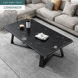 Living Room Modern Coffee Tables Small Marble Metal Narrow Dining Table Set