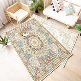 Retro Ethnic Style Carpets for Living Room Dining Room Bedroom Decor Rug Non-slip Washable