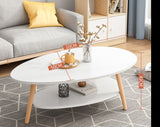 Coffee Table Set Decoration Living Room Oval Coffee Tables Modern Minimalist