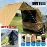 Car Trunk Thicken Tent Awning for Small to Mid-Size SUV Tailgate Shade Rainproof Tent
