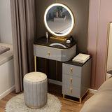 A Set Makeup Dressing Table With Mirror Dressers Furniture Bedroom