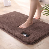 High-hair bathroom toilet door absorbent floor mat carpet bedroom non-slip