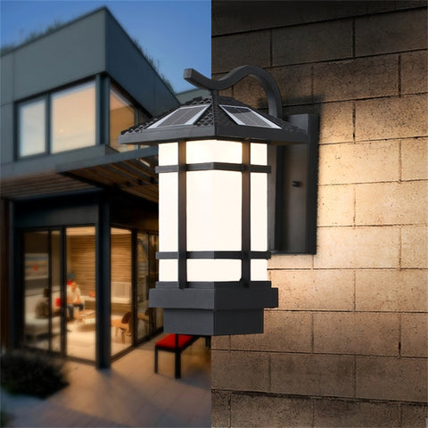 Solar Wall Lamp Outdoor LED Sconce Lights Waterproof IP65 Porch Lighting Decorative
