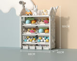 Large Capacity Children's Room Rack Multi-layer Storage Shelves Drawer Design Book Cabinet