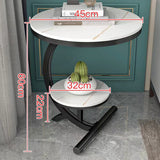 Light Luxury New Style Marble Tea Table Living Room Sofa Edge Sintered Stone