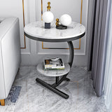 Light Luxury New Style Marble Tea Table Living Room Sofa Edge Sintered Stone