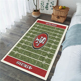 Baseball Field Area Rug 3D All Over Printed Rug Non-slip Mat Dining Room