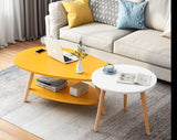 Coffee Table Set Decoration Living Room Oval Coffee Tables Modern Minimalist