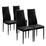 Hot 5 Piece Dining Table Set 4 Chairs Glass Metal Kitchen Room Furniture