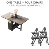 Fashion Folding Dining Table Furniture Multifunctional Rectangle Foldable