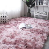 Living Room Carpet Nordic Fluffy Soft Large Size Rugs Bright Color