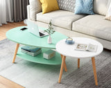 Coffee Table Set Decoration Living Room Oval Coffee Tables Modern Minimalist