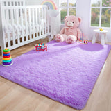 NOAHAS Fluffy Ultra Soft Indoor Modern Area Rugs Living Room Plush Carpets Play Mats For Children