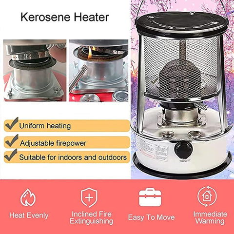 3000w Kerosene Stove Heater Portable Outdoor Warming Heater Winter Camp Stove