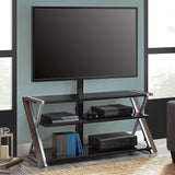 Whalen Xavier 3-in-1 Television Stand, Black