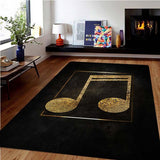 Music Carpet Practicing Room Rug Soft Area Rug Large Musical instrument Carpet