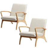 Reading Chair Wooden Chairs for Bedroom Nordic Armchair Easy Assembly