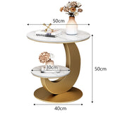 Living Room Coffee Tables Round Luxury Bedside Gold Hall Coffee Table Console Design