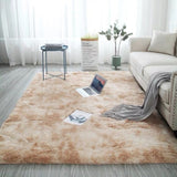 Living Room Carpet Nordic Fluffy Soft Large Size Rugs Bright Color