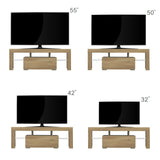 TV Stand with LED RGB Lights, Flat Screen TV Cabinet, Gaming Consoles, In Lounge Room