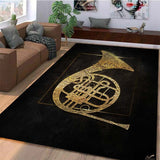 Music Carpet Practicing Room Rug Soft Area Rug Large Musical instrument Carpet