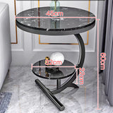 Light Luxury New Style Marble Tea Table Living Room Sofa Edge Sintered Stone