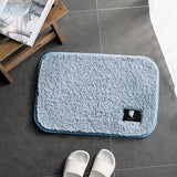 High-hair bathroom toilet door absorbent floor mat carpet bedroom non-slip